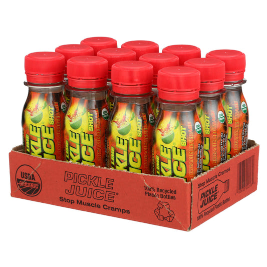 Pickle Juice Extra Strength Chili Lime Organic - 12 x 2.5 oz Shot