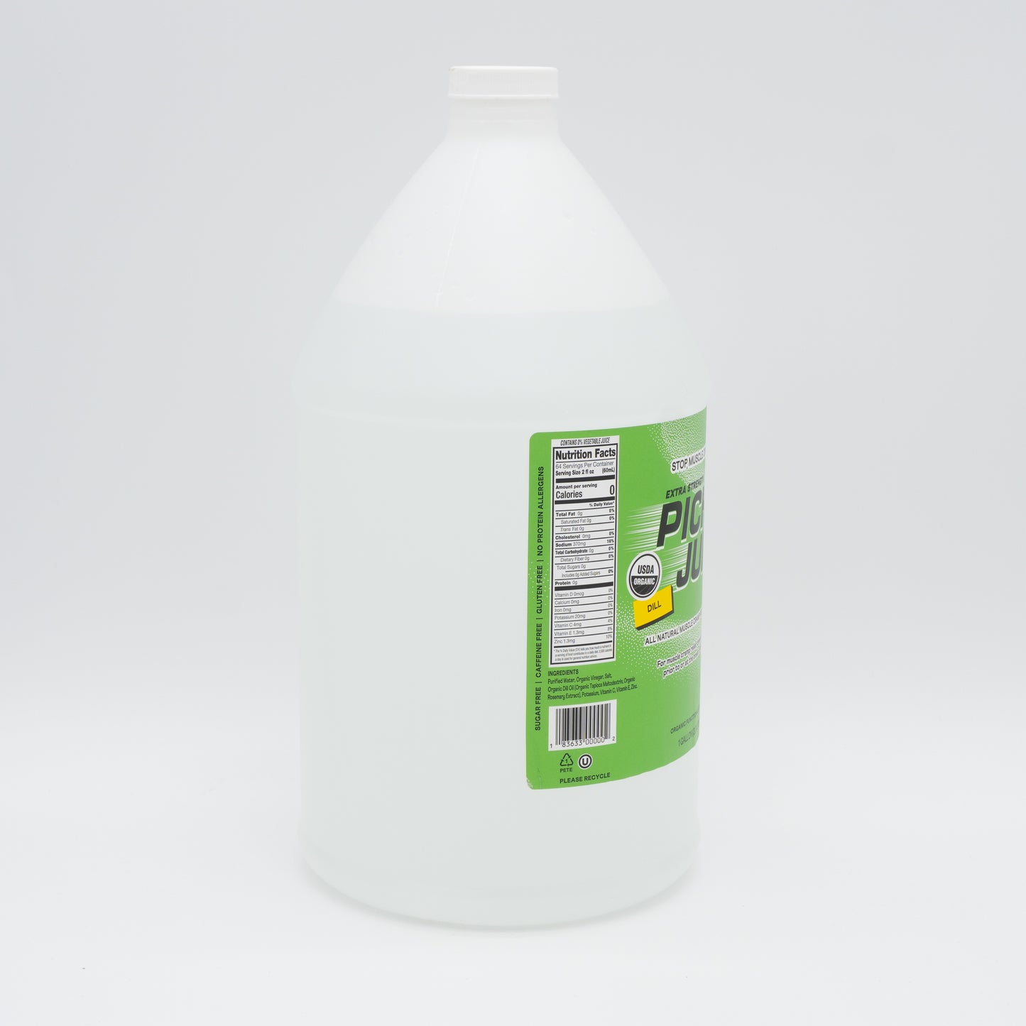Pickle Juice Extra Strength Dill Organic - 1 g Bottle