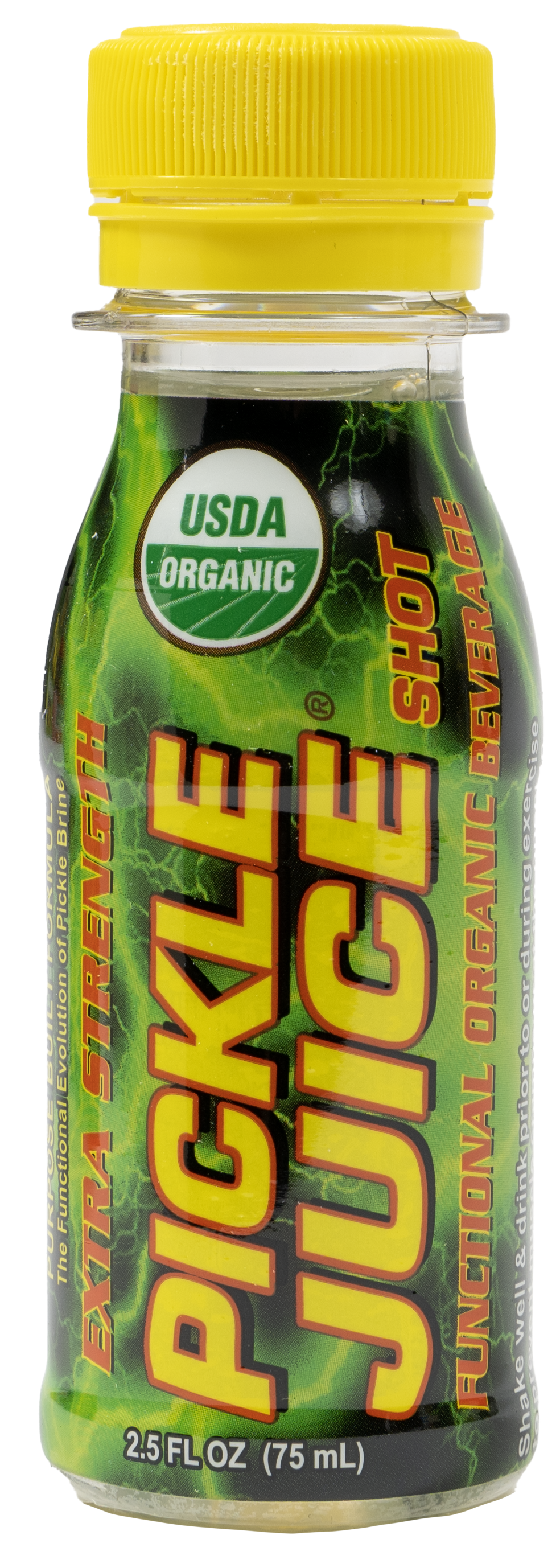 Pickle Juice Extra Strength Dill Organic - 12 x 2.5 oz Shot