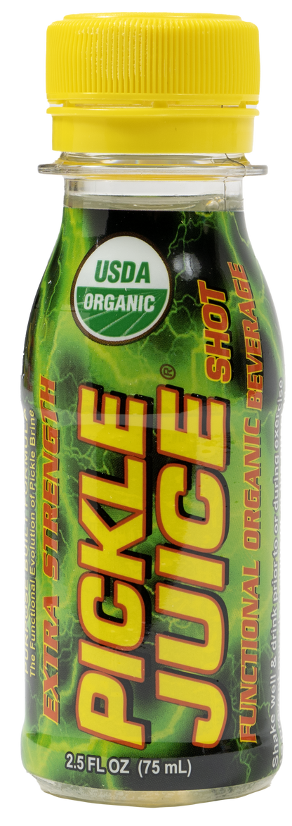 Pickle Juice Extra Strength Dill Organic - 12 x 2.5 oz Shot
